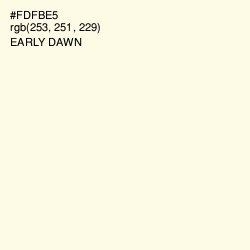 #FDFBE5 - Early Dawn Color Image